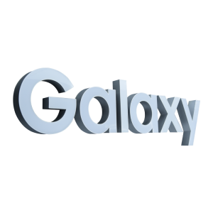 6500K Galaxy ABS Wall-mount ABS LED Sign