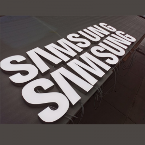 SAMSUNG Stainless Steel LED Sign