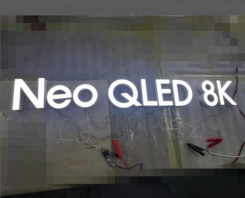 Neo QLED 8K ABS LED LIGHT SIGN